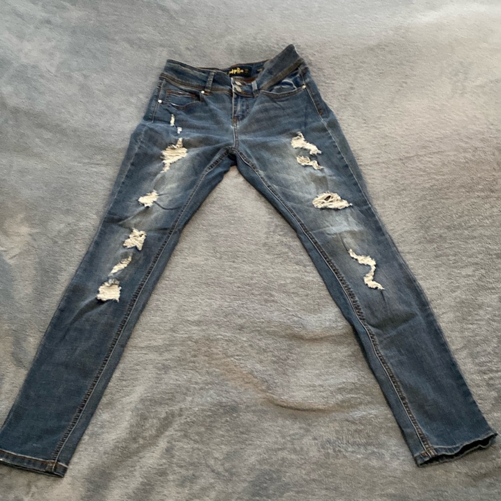 Denim jeans: Brand (Indigo Rein) Size: 9